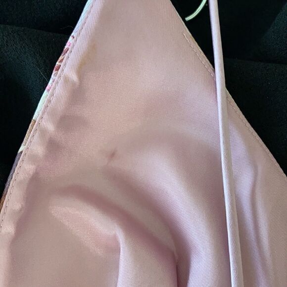 ABS Allen Schwartz Flower Mini Dress With Pockets - Picture 3 of 3